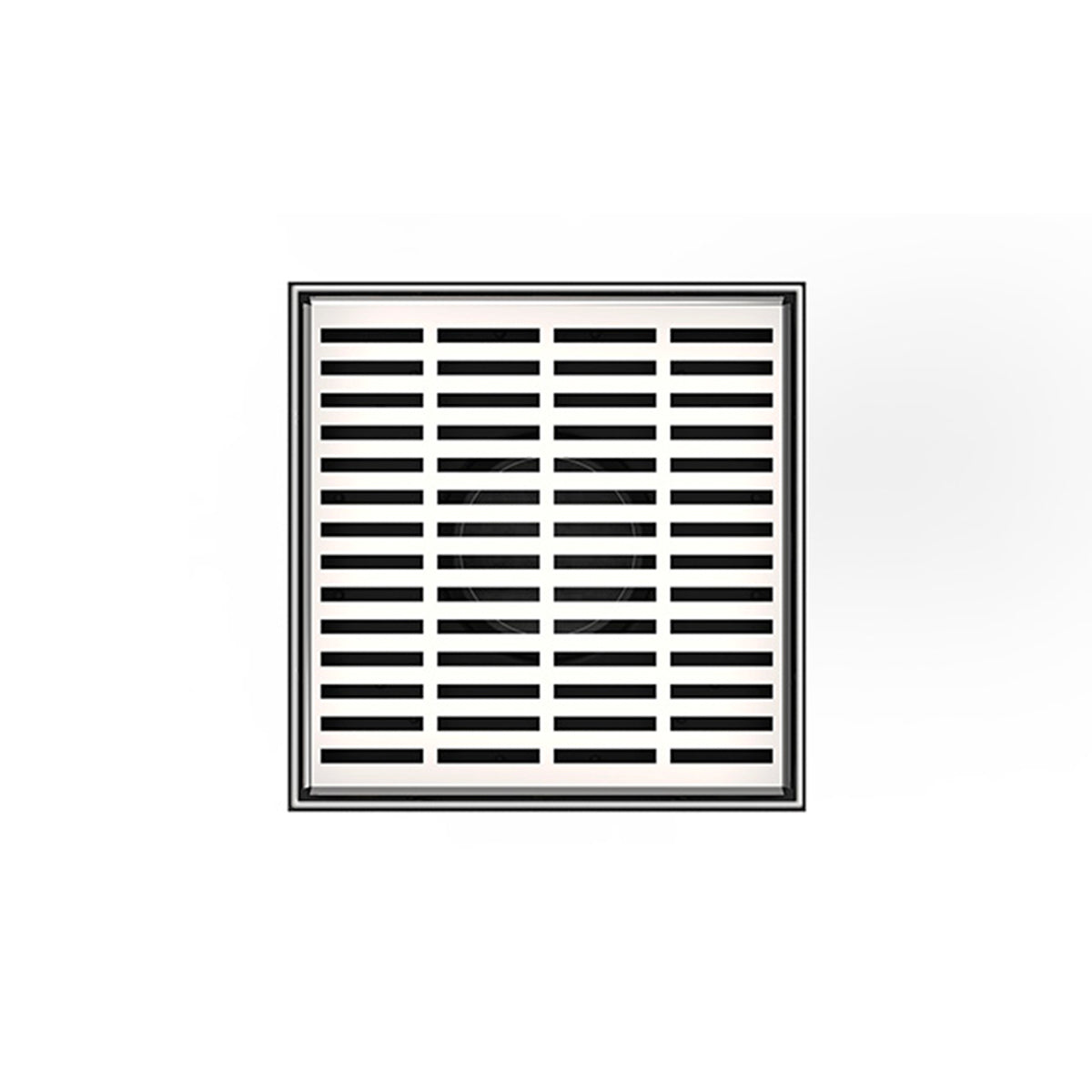 Infinity Drain LND5-2A 5" x 5" LND 5 Lines Pattern Complete Kit with ABS Drain Body, 2" Outlet