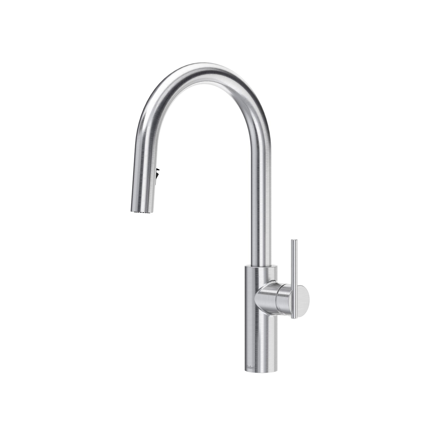 Riobel LT201 Lateral Pull-Down Kitchen Faucet With C-Spout