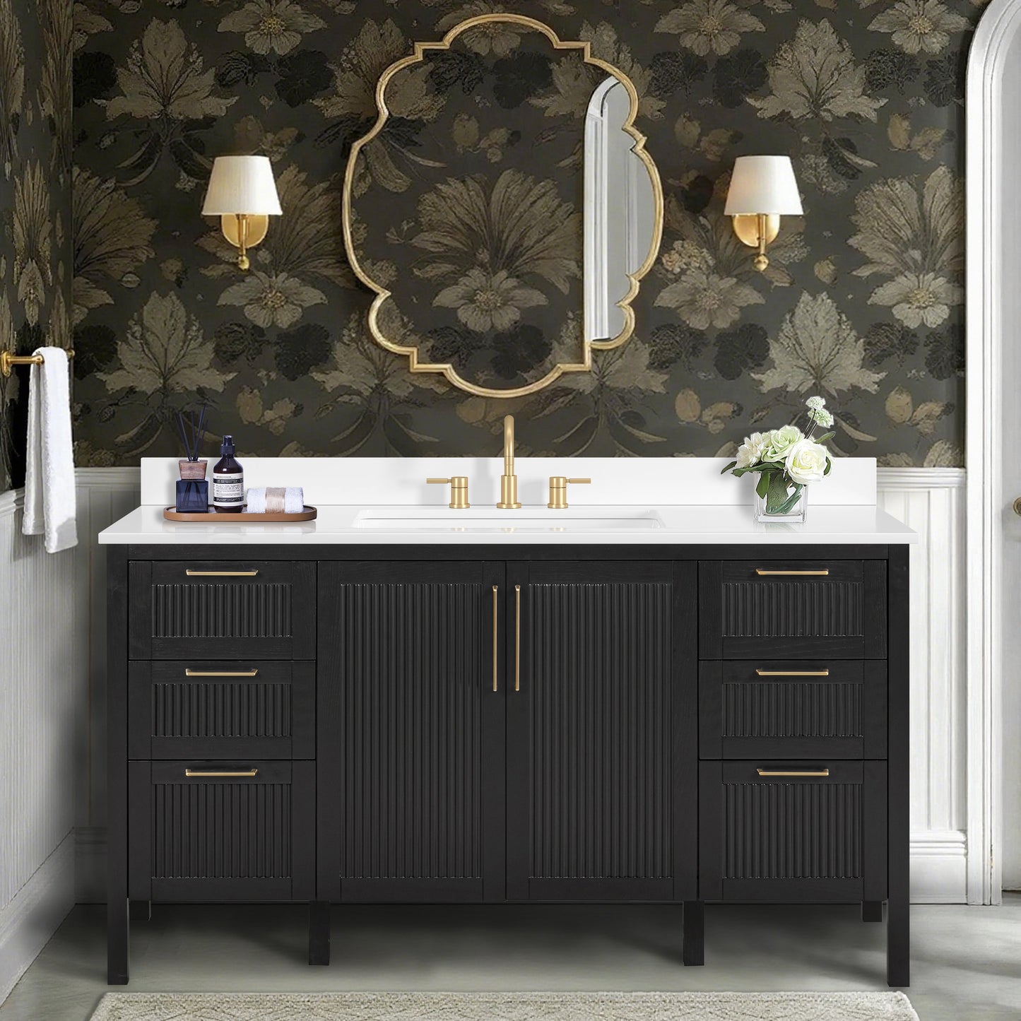 Avanity Luka Single Sink Bathroom Vanity with Top
