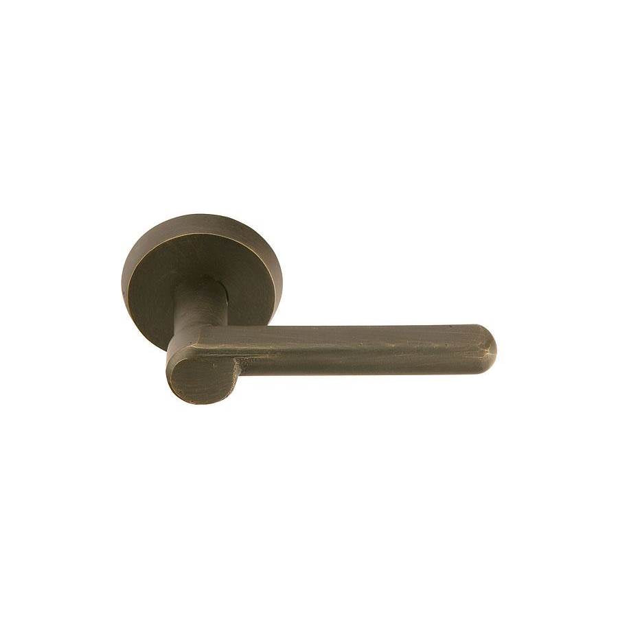 Emtek 7206ARLH Privacy , No.2 Rosette , Aurora Lever , LH - Parent