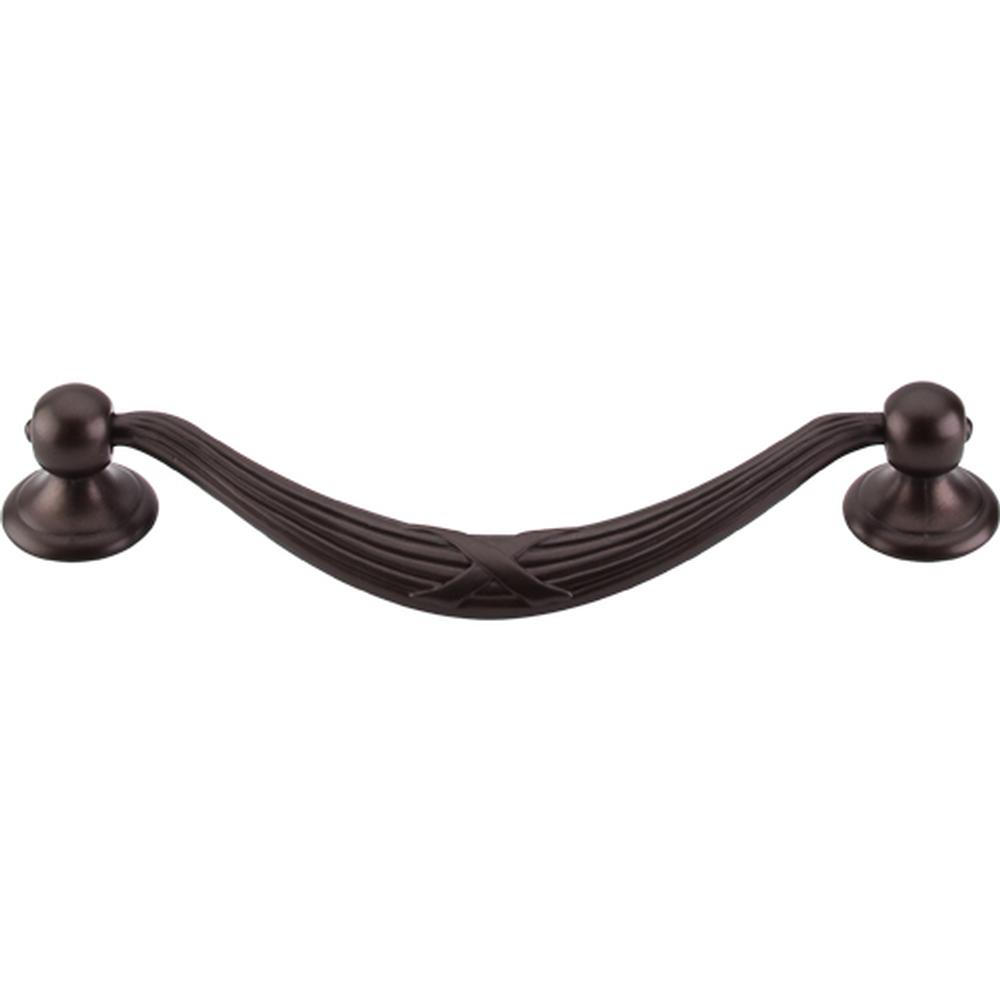 Top Knobs M93 Ribbon and Reed Drop Pull 5 1/16 Inch Center to Center