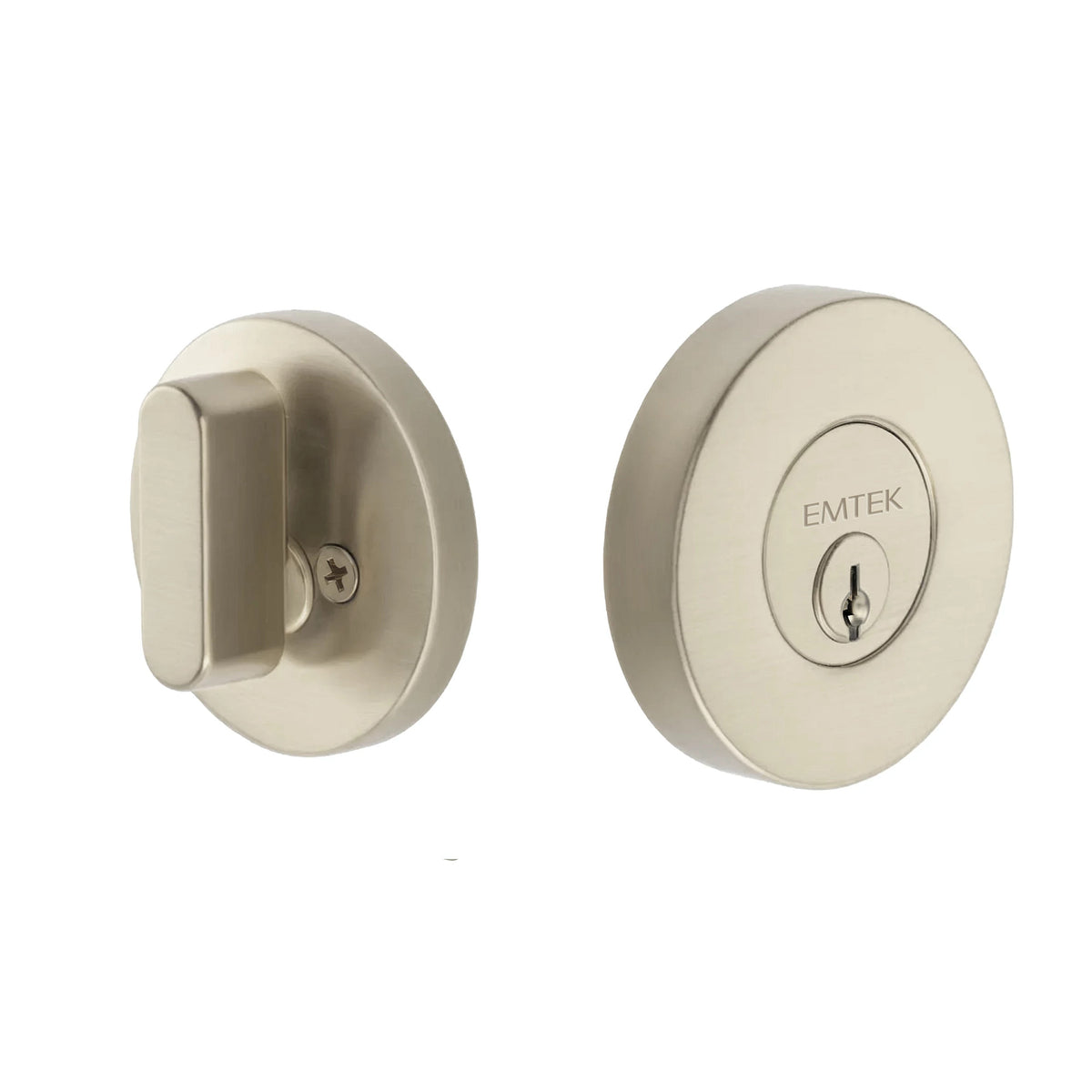 Emtek MC-EE2100-12 Round Deadbolt - Single Cylinder