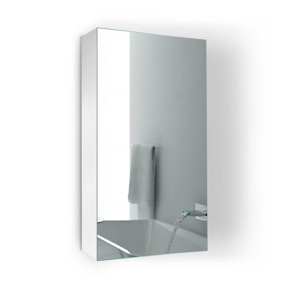 Krugg PLAZA1530 Krugg Medicine Cabinet Recess or Surface Mount Blum Hinge 170 Degree Soft Close (15x30)