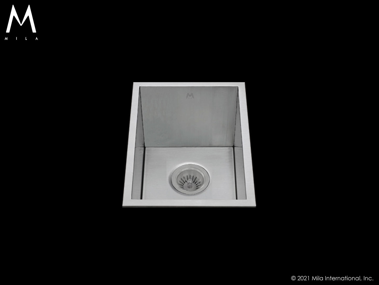 Mila MES-501SB Atelier Entertainment Single Bowl Flush Mount/Tri Mount