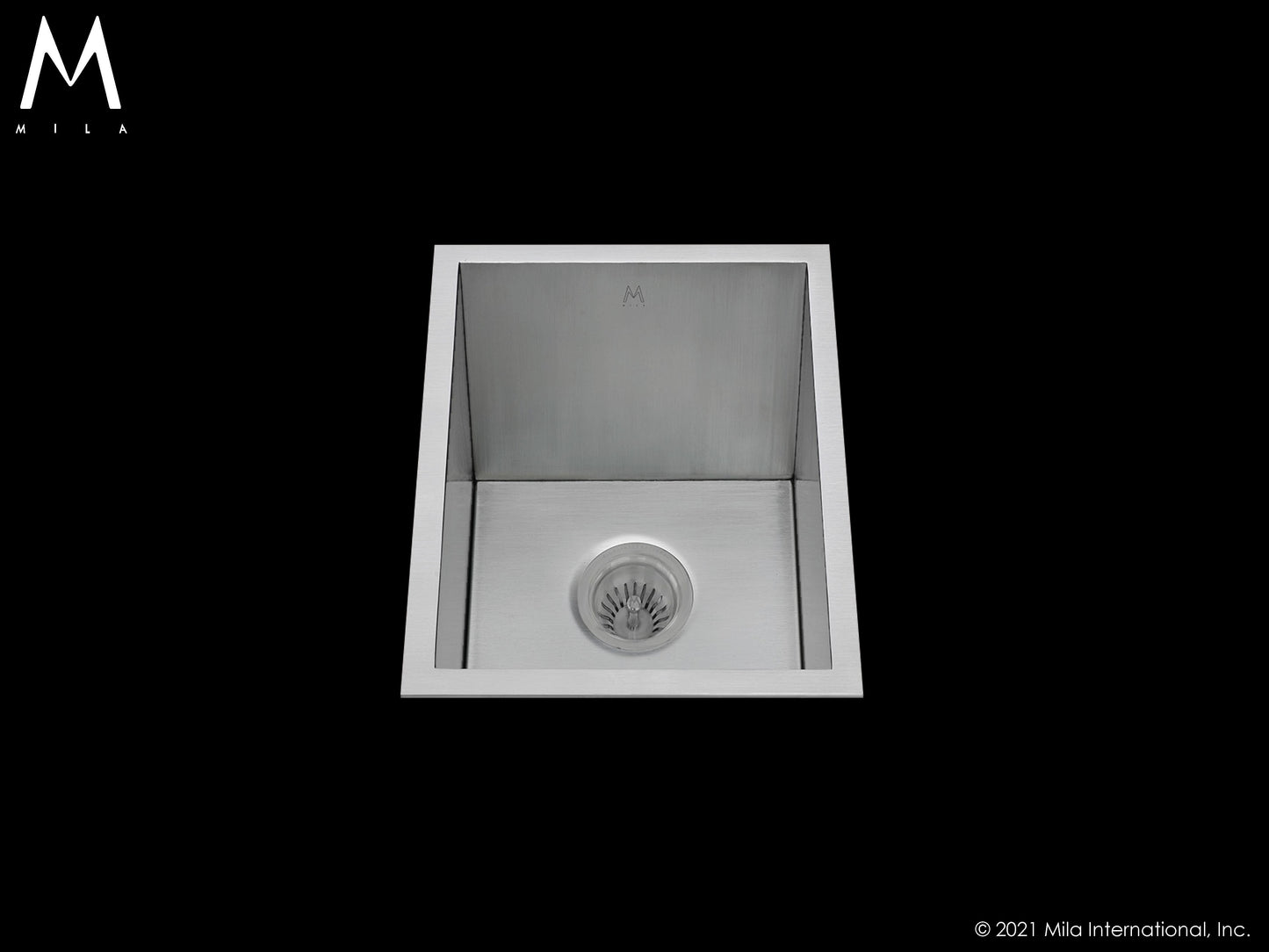 Mila MES-651SB Atelier Entertainment Single Bowl Flush Mount/Tri Mount