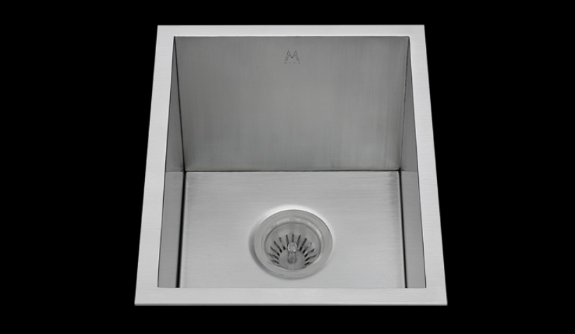 Mila MES-801SB Atelier Entertainment Single Bowl Flush Mount/Tri Mount