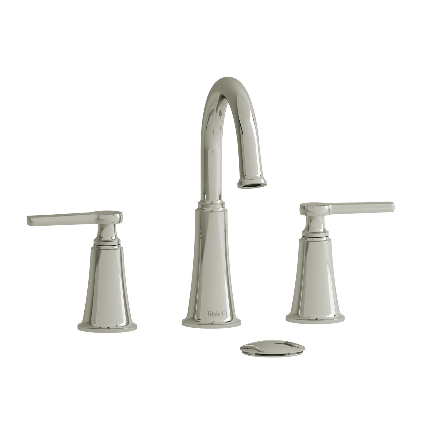 Riobel MMRD08 Momenti Widespread Lavatory Faucet With C-Spout