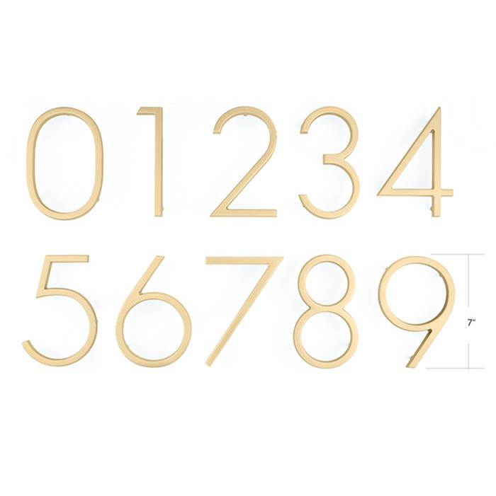 Emtek 2831 Modern House Number 1 - Parent