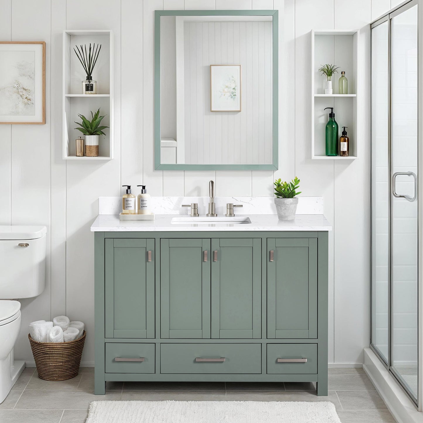 Avanity MODERO-VS49Modero 49 in. Single Sink Bathroom Vanity with Top