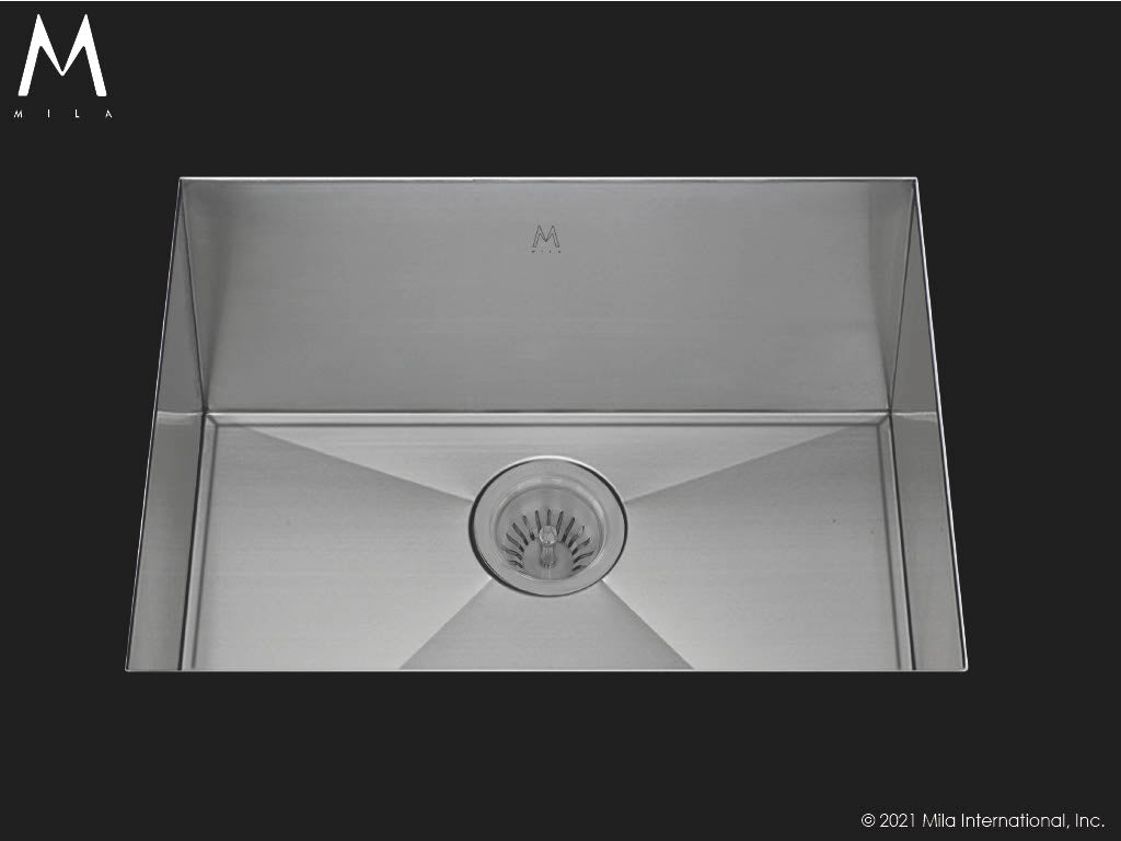 Mila MOUS-301SB Orion Single Bowl Sink