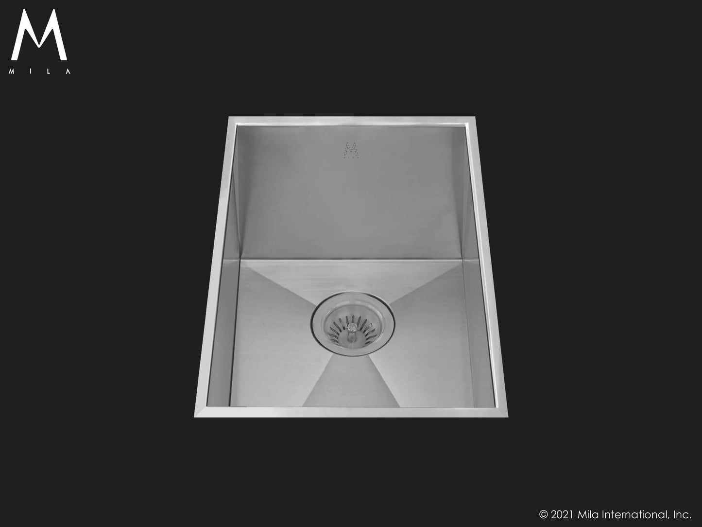 Mila MPOFS-651SB Profile Single Bowl Flush Mount Sink