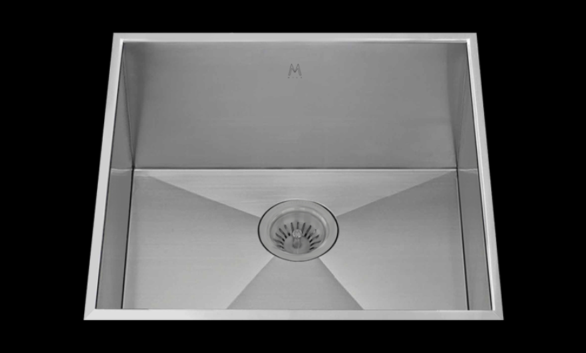 Mila MPOFS-652SB Profile Single Bowl Flush Mount Sink