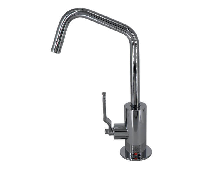 Mountain Plumbing MT1820-NLIH Hot Water Faucet with Contemporary Round Body Industrial Lever Handle - Parent