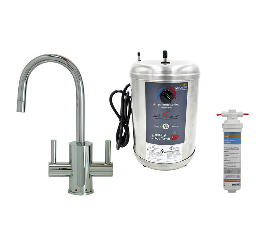 Mountain Plumbing MT1841DIY-NL Francis Anthony Hot & Cold Water Faucet & Little Gourmet Premium Hot Water Tank - Parent