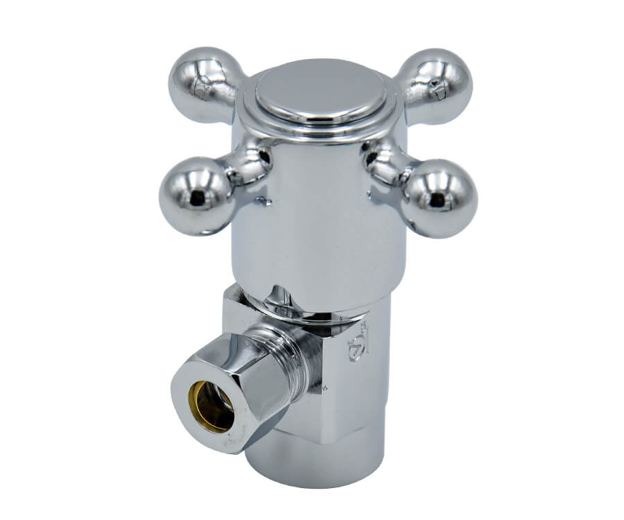 Mountain Plumbing MT4001X-NL Brass Cross Handle with 1/4" Turn Ceramic Disc Cartridge Valve Lead Free Angle - Parent