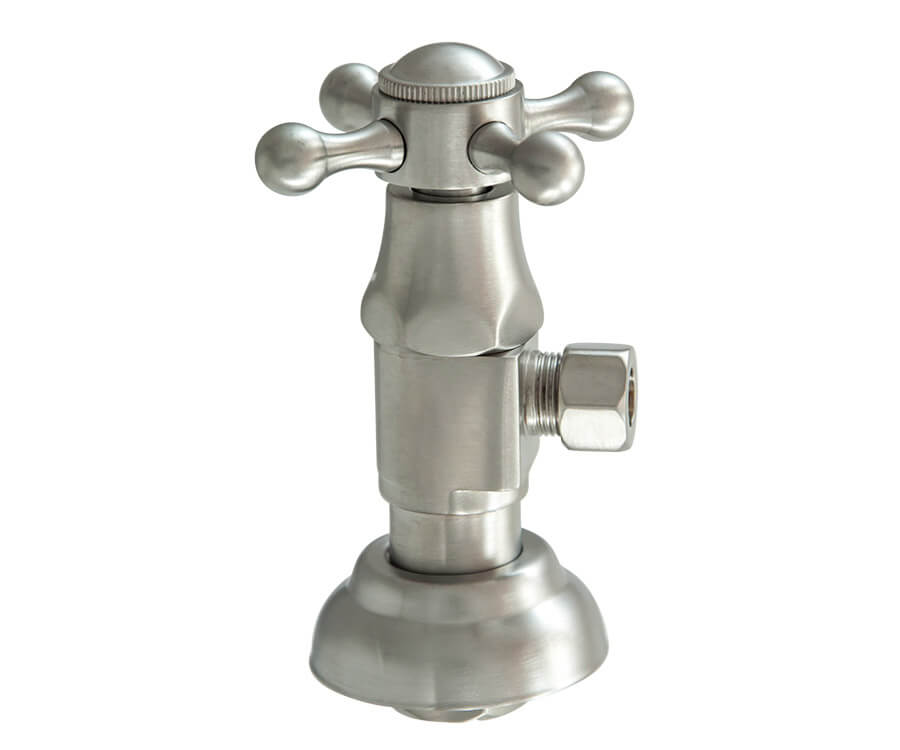 Mountain Plumbing MT4004X-NL Brass Cross Handle with 1/4" Turn Ceramic Disc Cartridge Valve Lead Free Angle - Parent