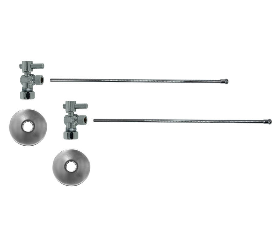 Mountain Plumbing MT493BL-NL Lavatory Supply Kit - Mini Lever Handle with 1/4 Turn Ball Valve - Angle - Parent