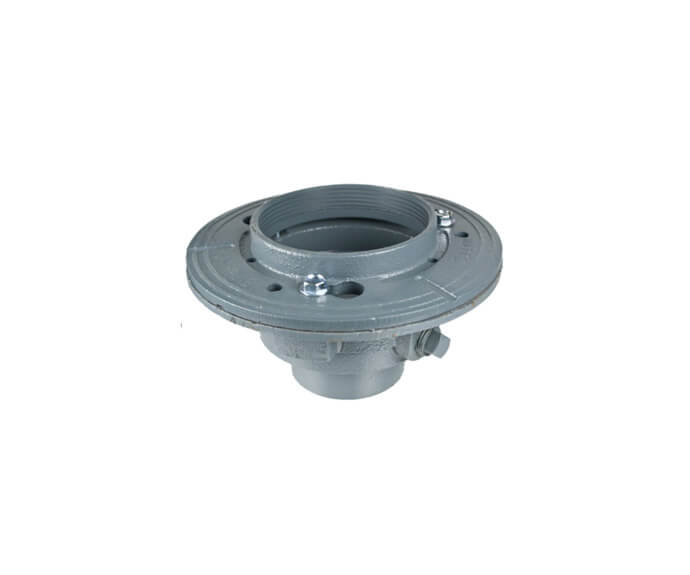 Mountain Plumbing MT506I-ROUGH/CAST 4" Square Complete Shower Drain IPS Cast Iron N/A REMOVE