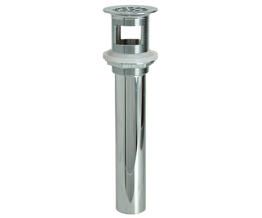 Mountain Plumbing MT730-2 20 Hole Brass Lavatory Grid Drain 6" Tailpiece with Overflow - Parent