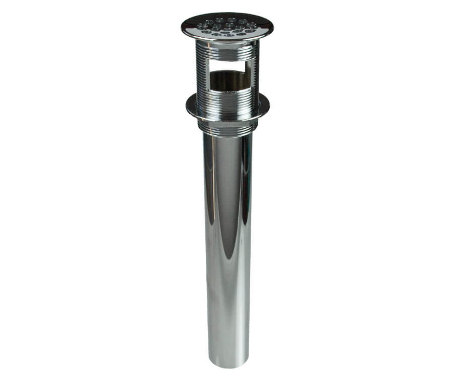 Mountain Plumbing MT734 20 Hole Brass Lavatory Grid Drain 8" Tailpiece with Overflow - Parent