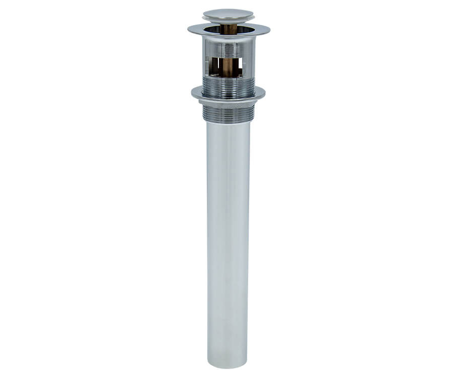 Mountain Plumbing MT741 EZ-CLICK Soft Touch Round Lavatory Drain with Overflow - Parent