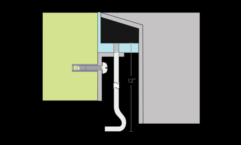 Mila MTK-302AL Flush Mount Installation Kit