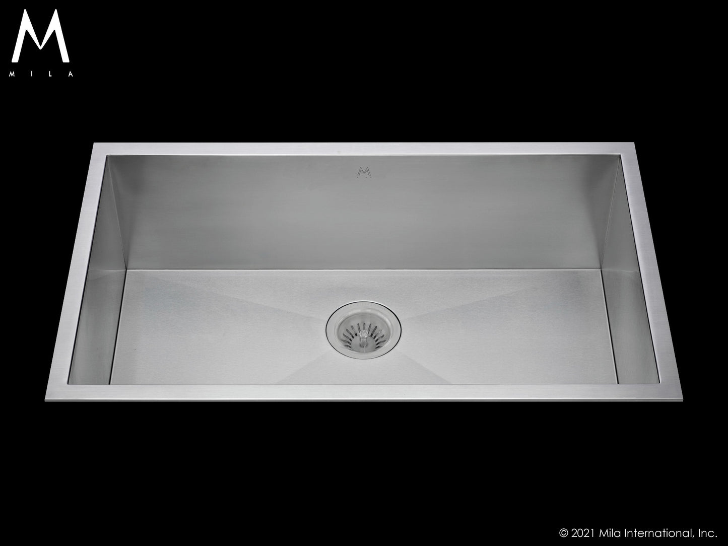 Mila MTS-802SB Atelier Single Bowl Flush Mount/Tri Mount Sink