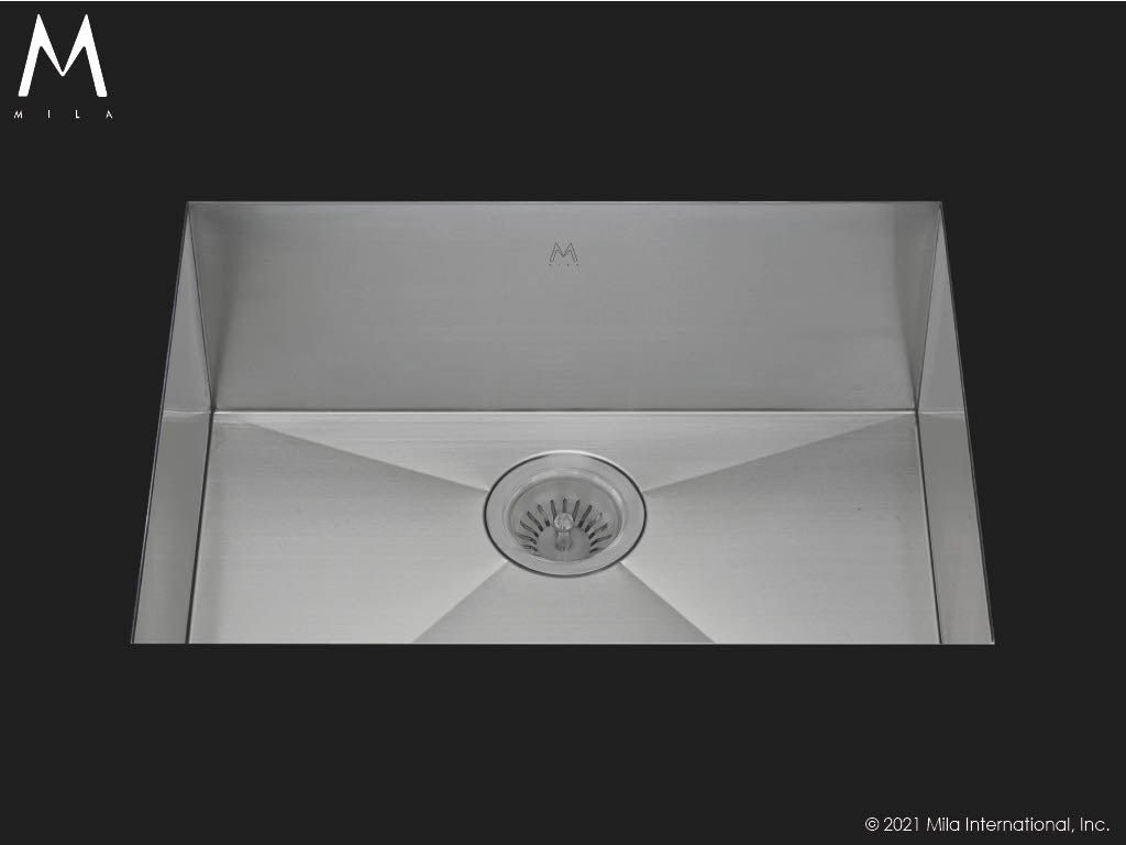 Mila MUS-503SB Flatiron Single Bowl Sink