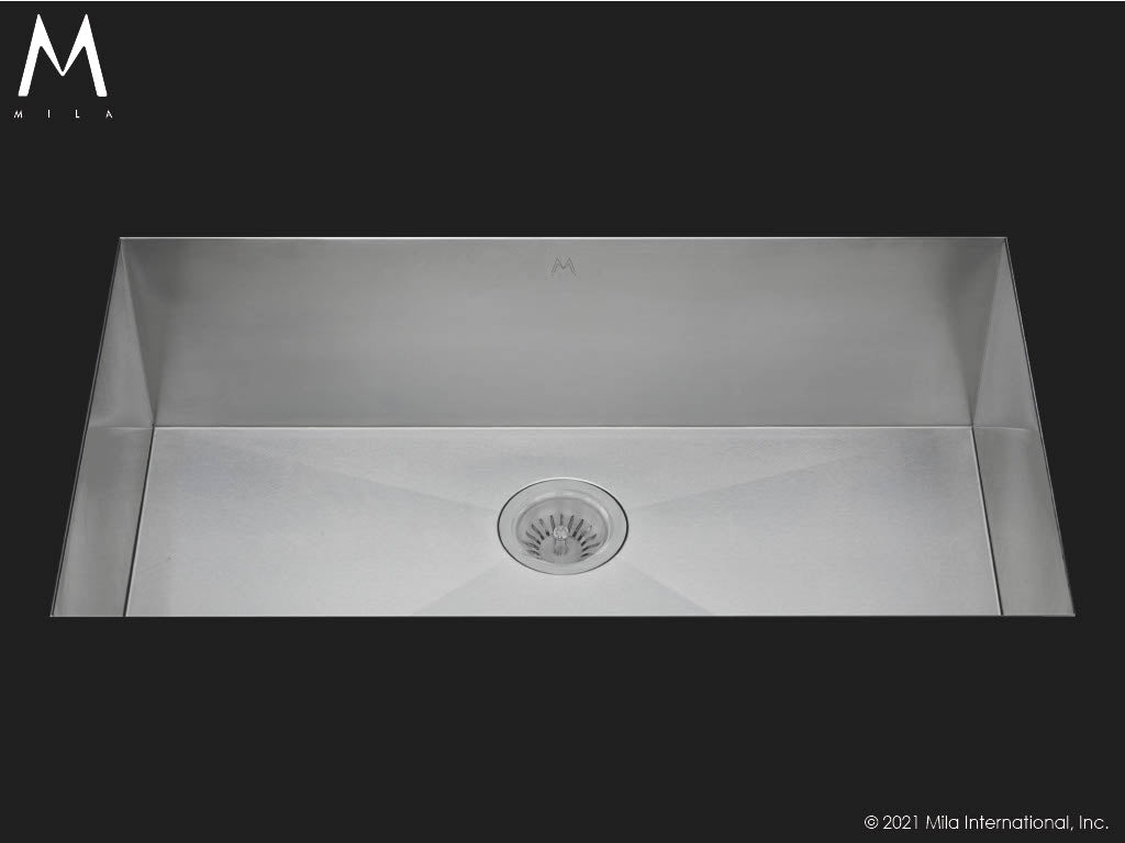 Mila MUS-657SB Flatiron Single Bowl Sink