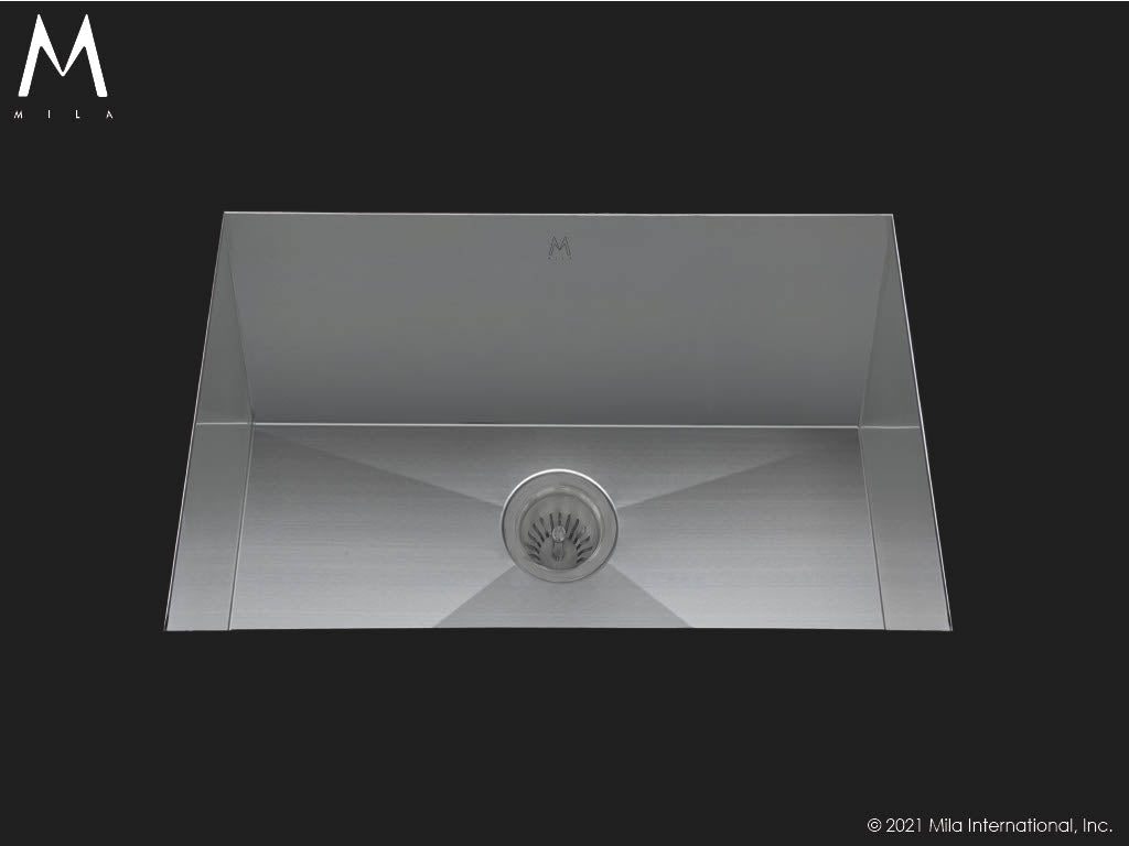 Mila MUS-804SB Flatiron Single Bowl Sink