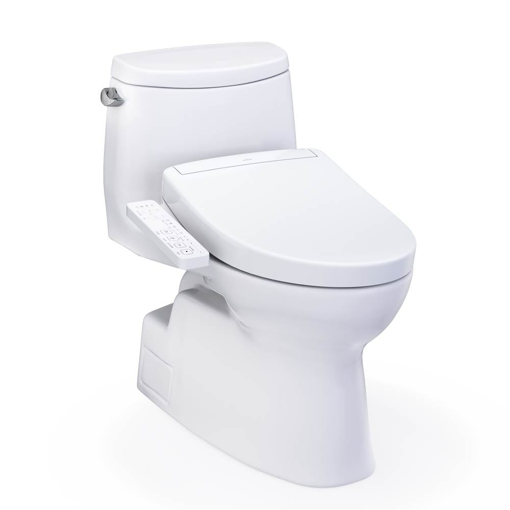 Toto MW6143346CEFG#01 Washlet+ Carlyle Ii One-Piece Elongated 1.28 GPF Toilet and Washlet+ S2 Bidet Seat