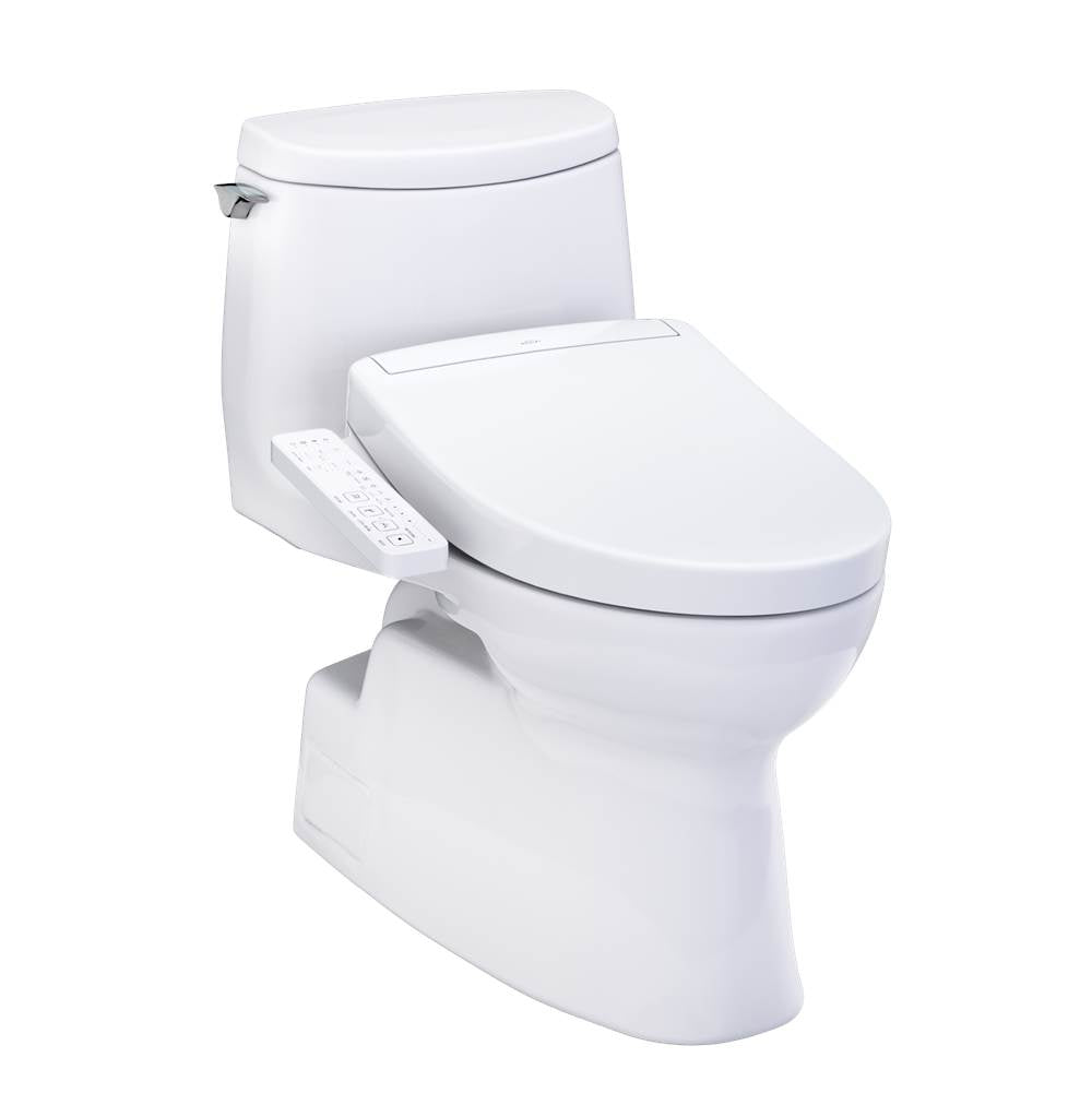 Toto MW6143346CUFG#01 Washlet+ Carlyle Ii 1G One-Piece Elongated 1.0 GPF Toilet and Washlet+ S2 Bidet Seat