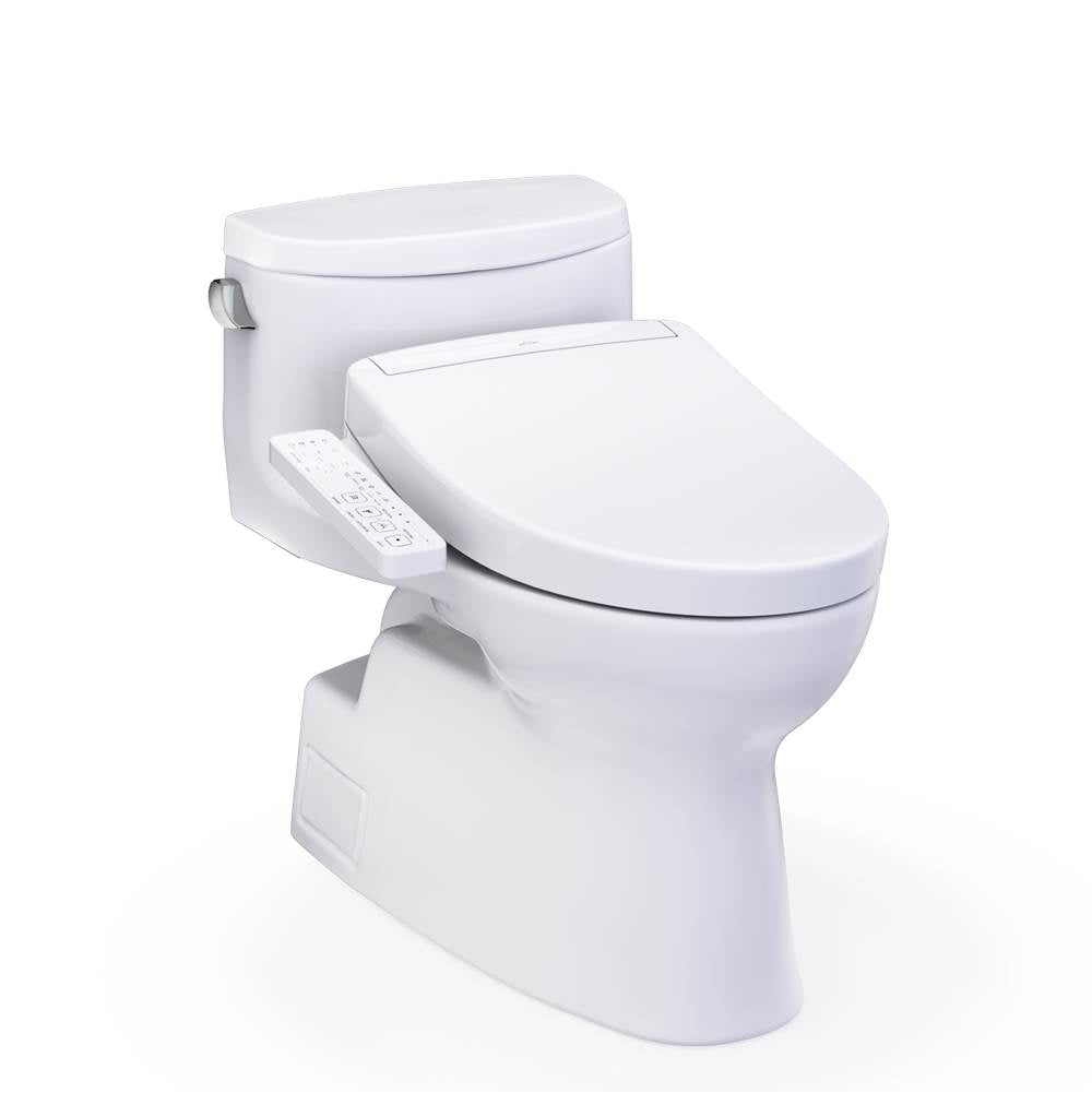 Toto MW6443346CEFG#01 Washlet+ Carolina Ii One-Piece Elongated 1.28 GPF Toilet and Washlet+ S2 Bidet Seat