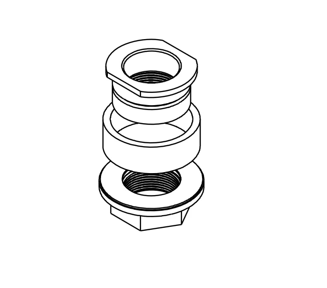 Newport Brass 1-226 Widespread Valve Mounting Kit (Qty 2 Needed)