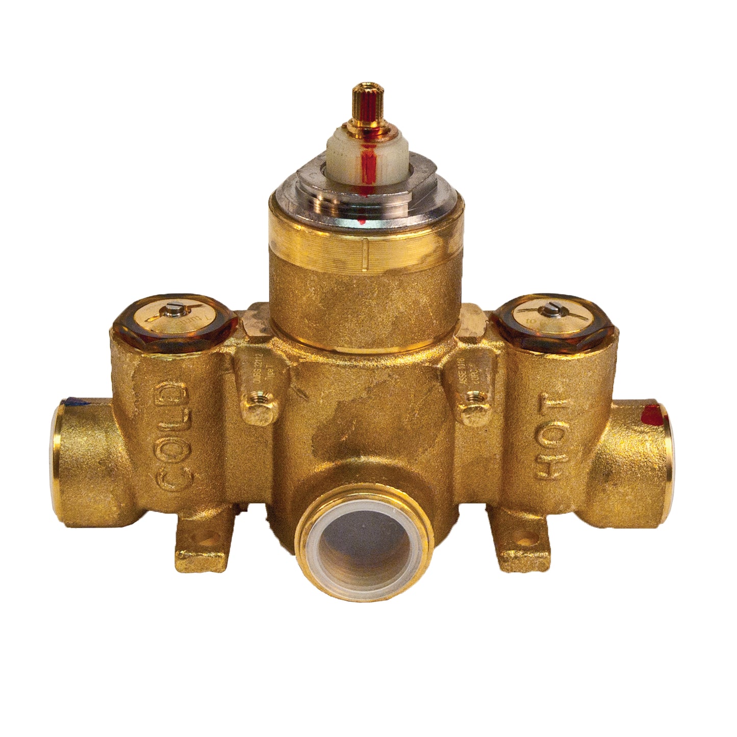 Newport Brass 1-540 3/4" Thermostatic Rough-in Valve. Temperature control only. Must use with separate stop/volume control.