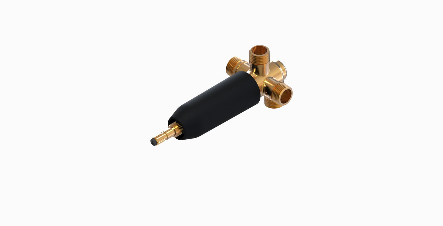 Newport Brass 1-617 In wall 2 & 3 way diverter valve