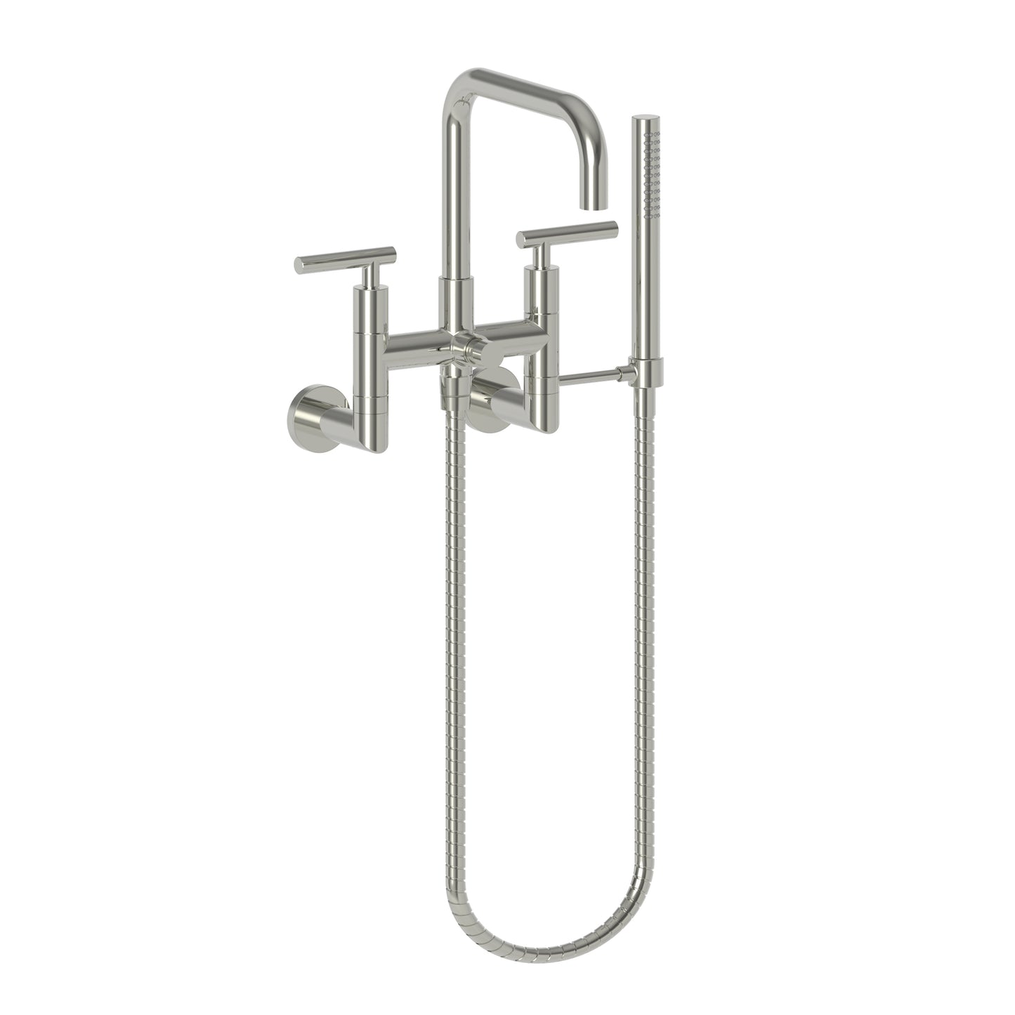 Newport Brass 1400-4283 East Square Exposed Tub & Hand Shower Set - Wall Mount