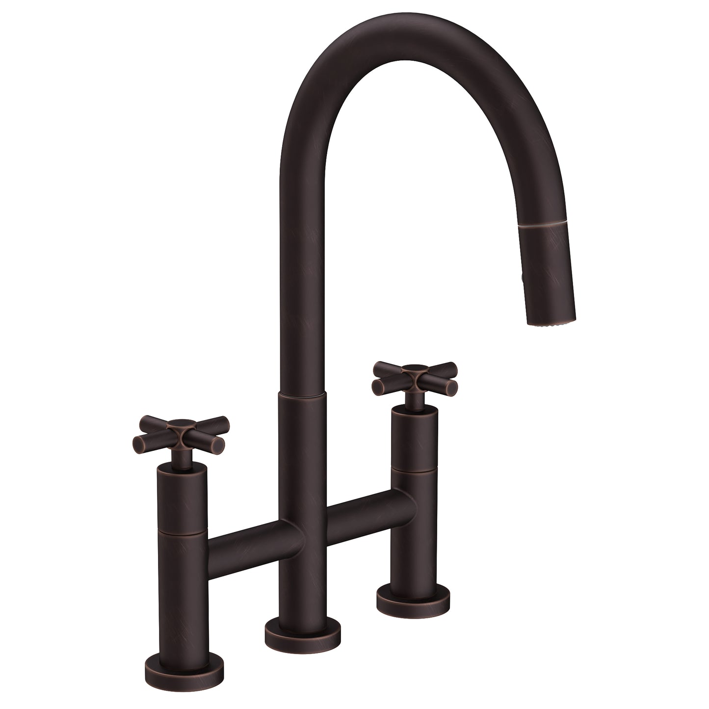 Newport Brass 1500-5462 East Linear Kitchen Bridge Pull-Down Faucet