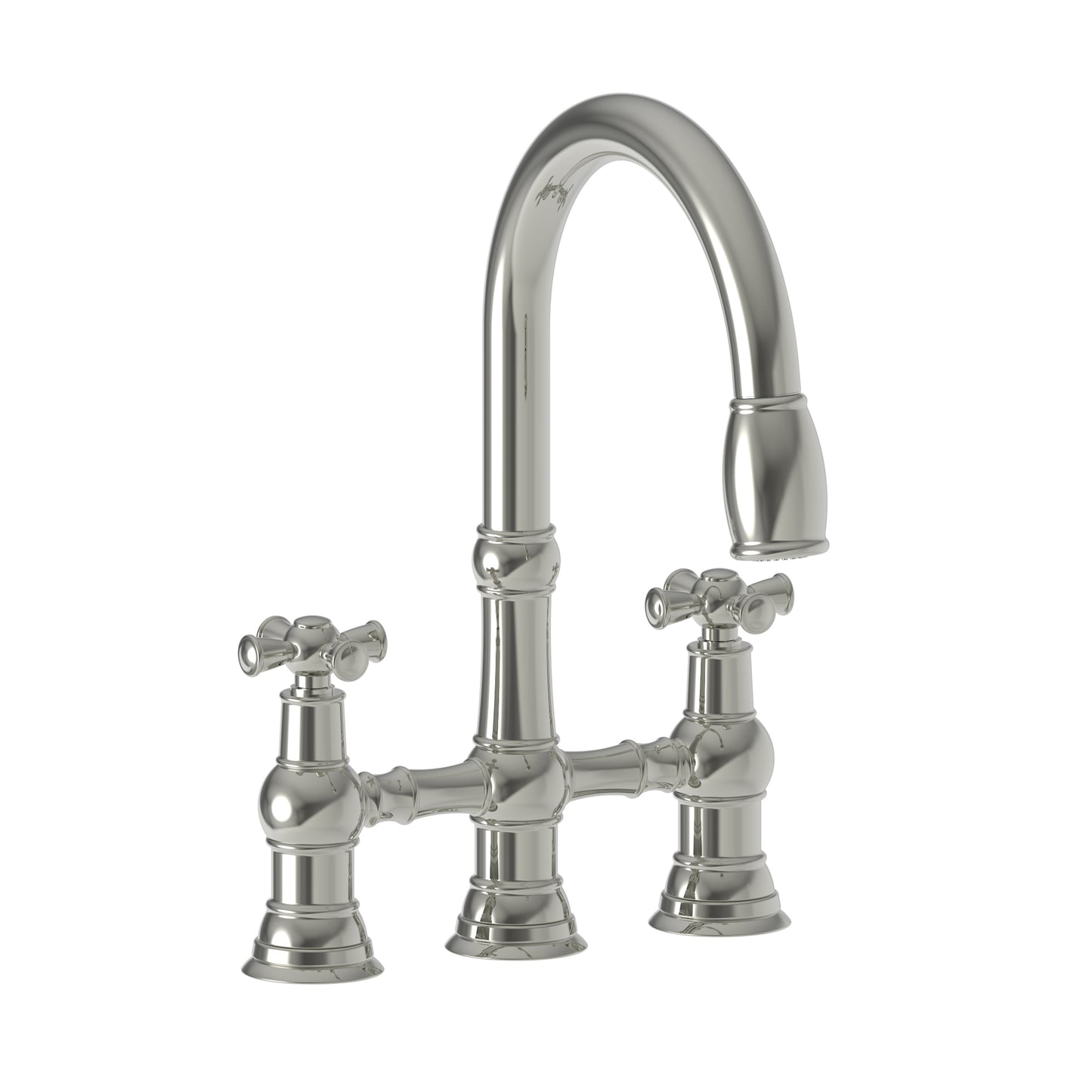 Newport Brass 2470-5462 Jacobean Kitchen Bridge Pull-Down Faucet
