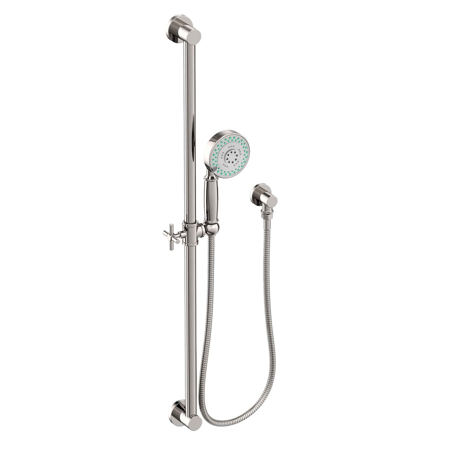 Newport Brass 280F Slide Bar With Multifunction Hand Shower Set