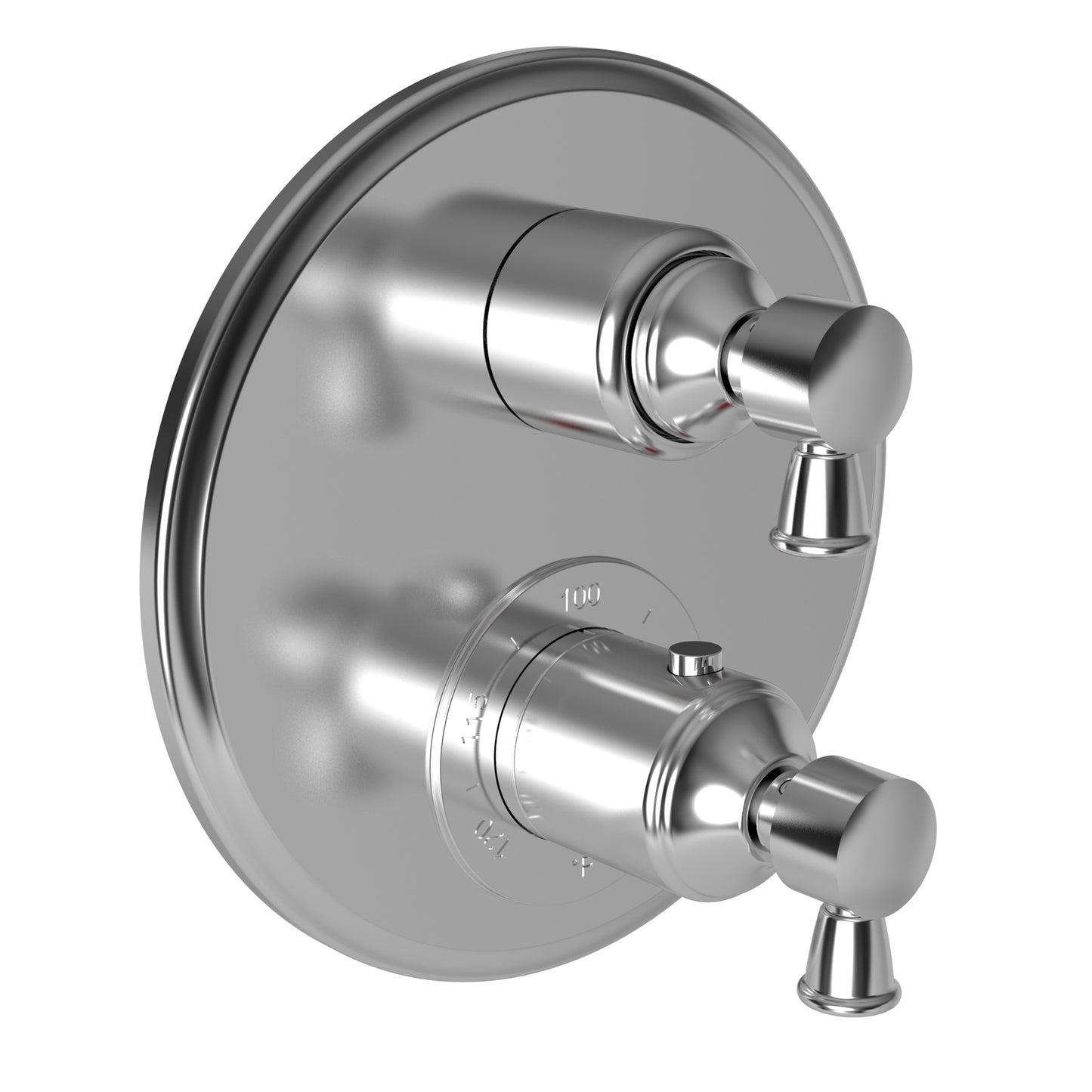 Newport Brass 3-1203TR Metropole 1/2" Round Thermostatic Trim Plate with Handle