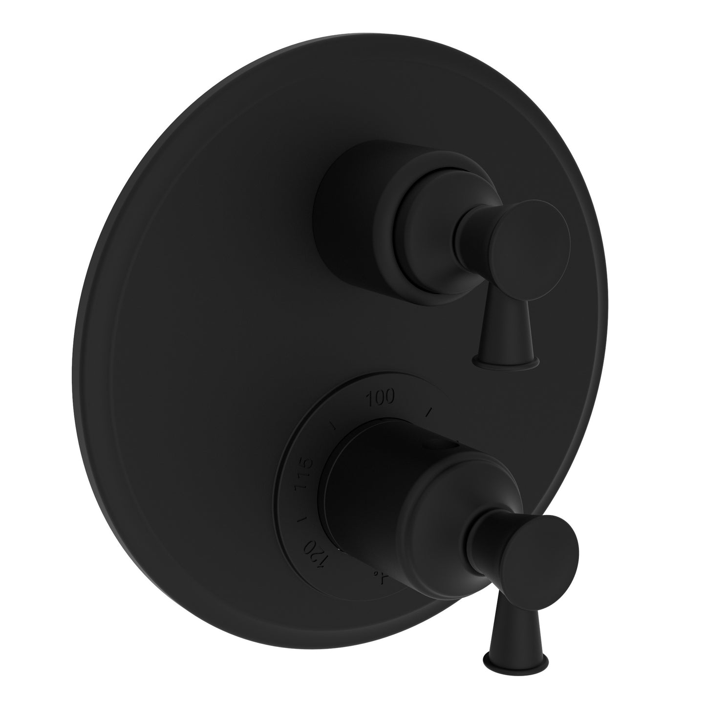 Newport Brass 3-2913TR Vander 1/2" Round Thermostatic Trim Plate with Handle