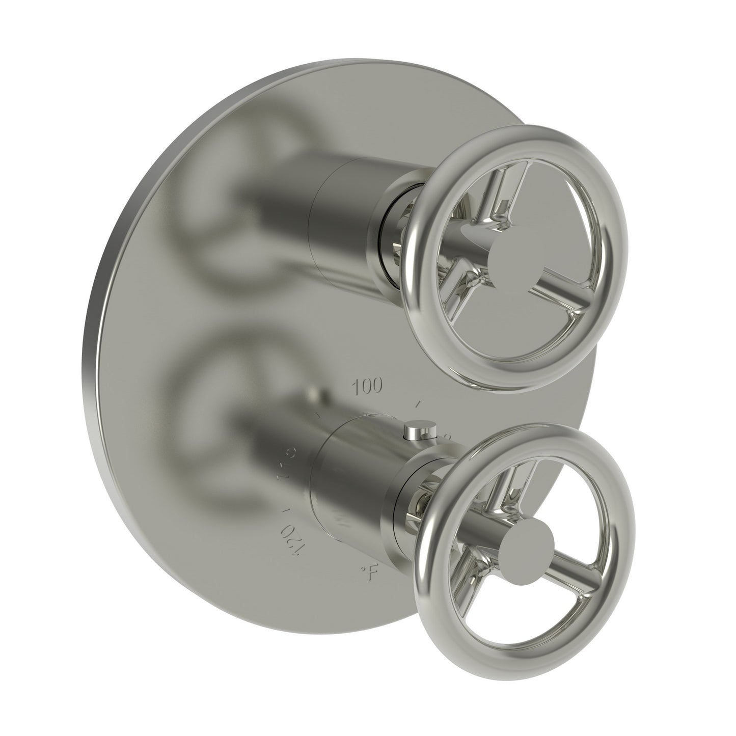 Newport Brass 3-2923TR Slater 1/2" Round Thermostatic Trim Plate With Handle