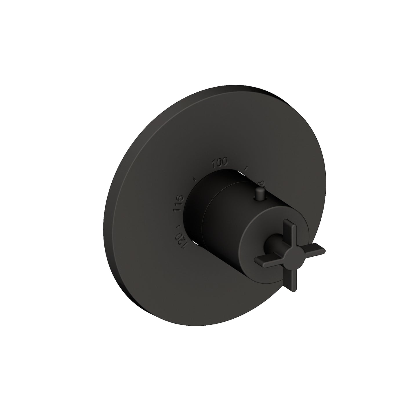 Newport Brass 3-3334TR Tolmin 3/4" Round Thermostatic Trim Plate with Handle