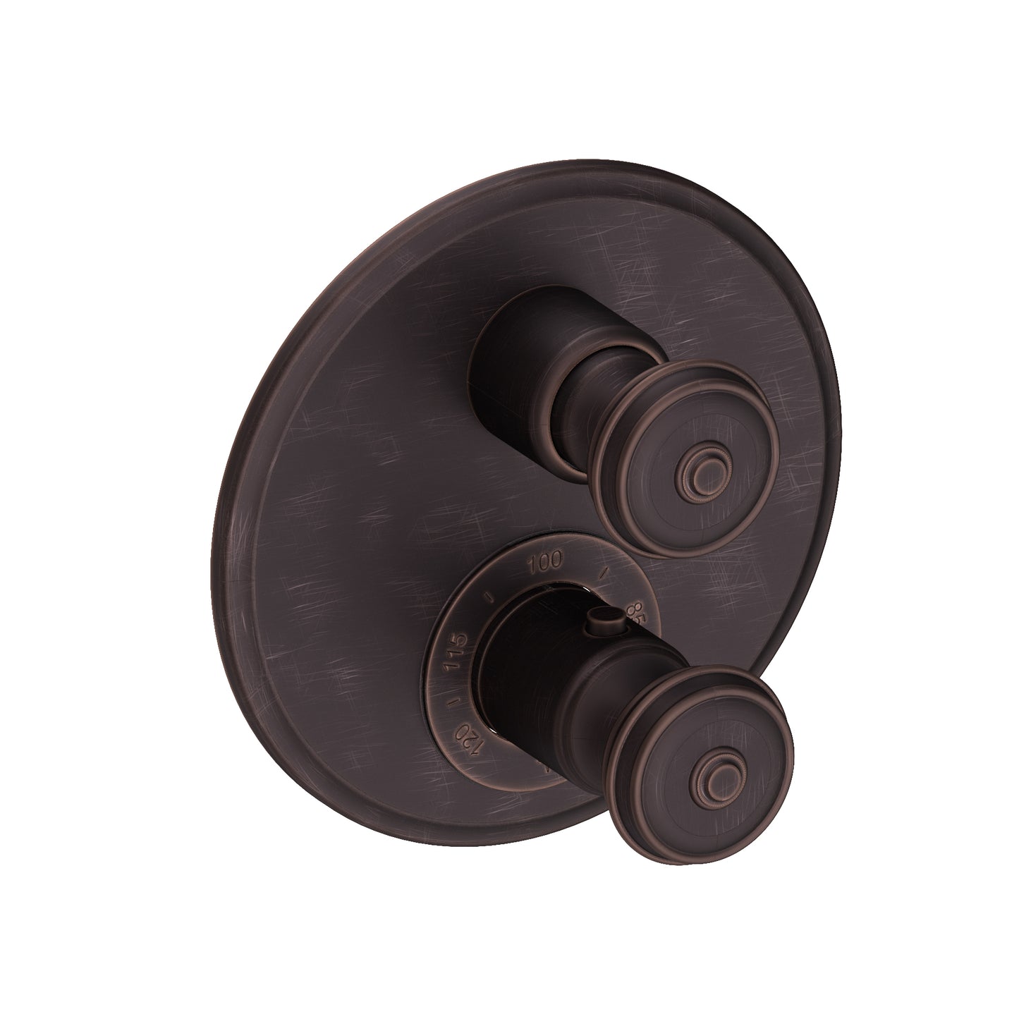 Newport Brass 3-803TR Seaport 1/2" Round Thermostatic Trim Plate with Handle