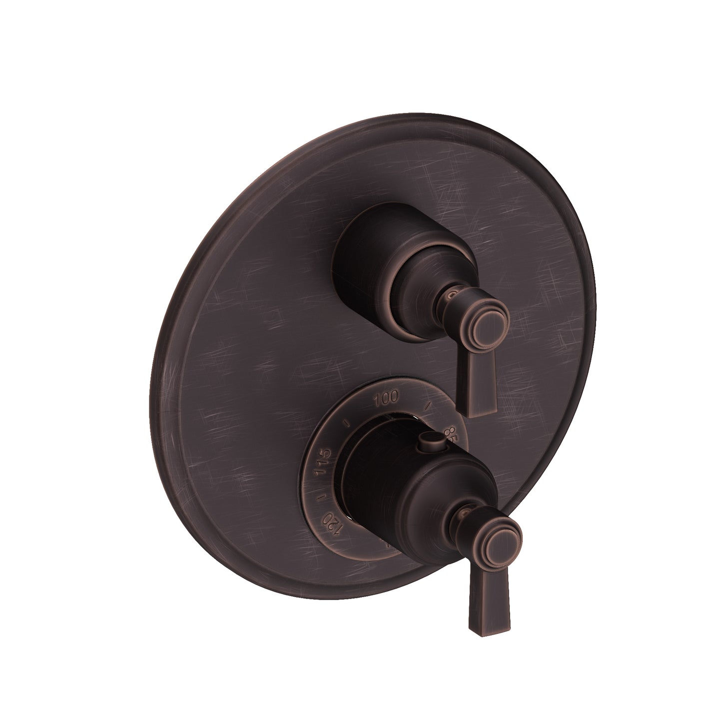 Newport Brass 3-913TR Astor 1/2" Round Thermostatic Trim Plate with Handle