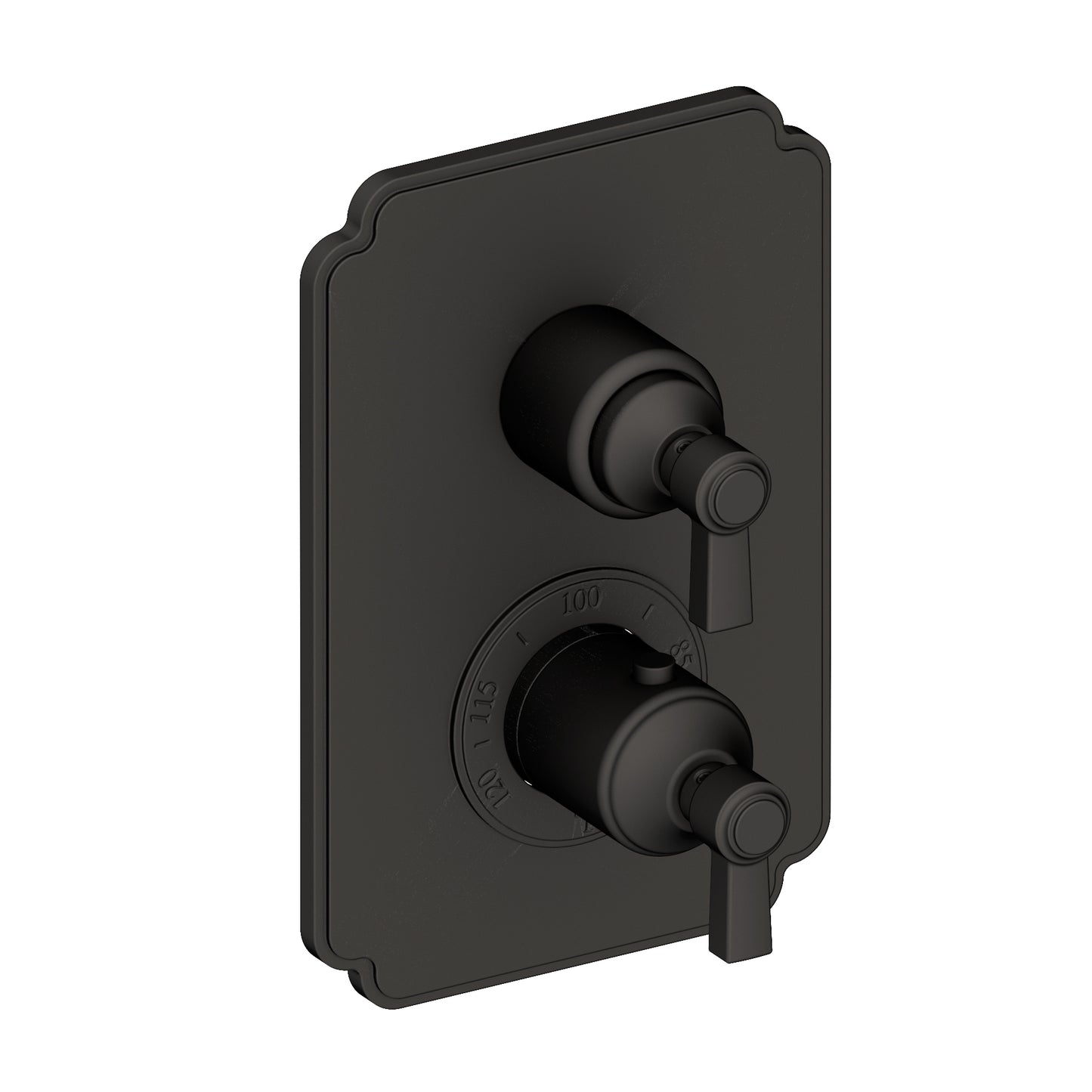 Newport Brass 3-913TS Astor 1/2" Square Thermostatic Trim Plate with Handle