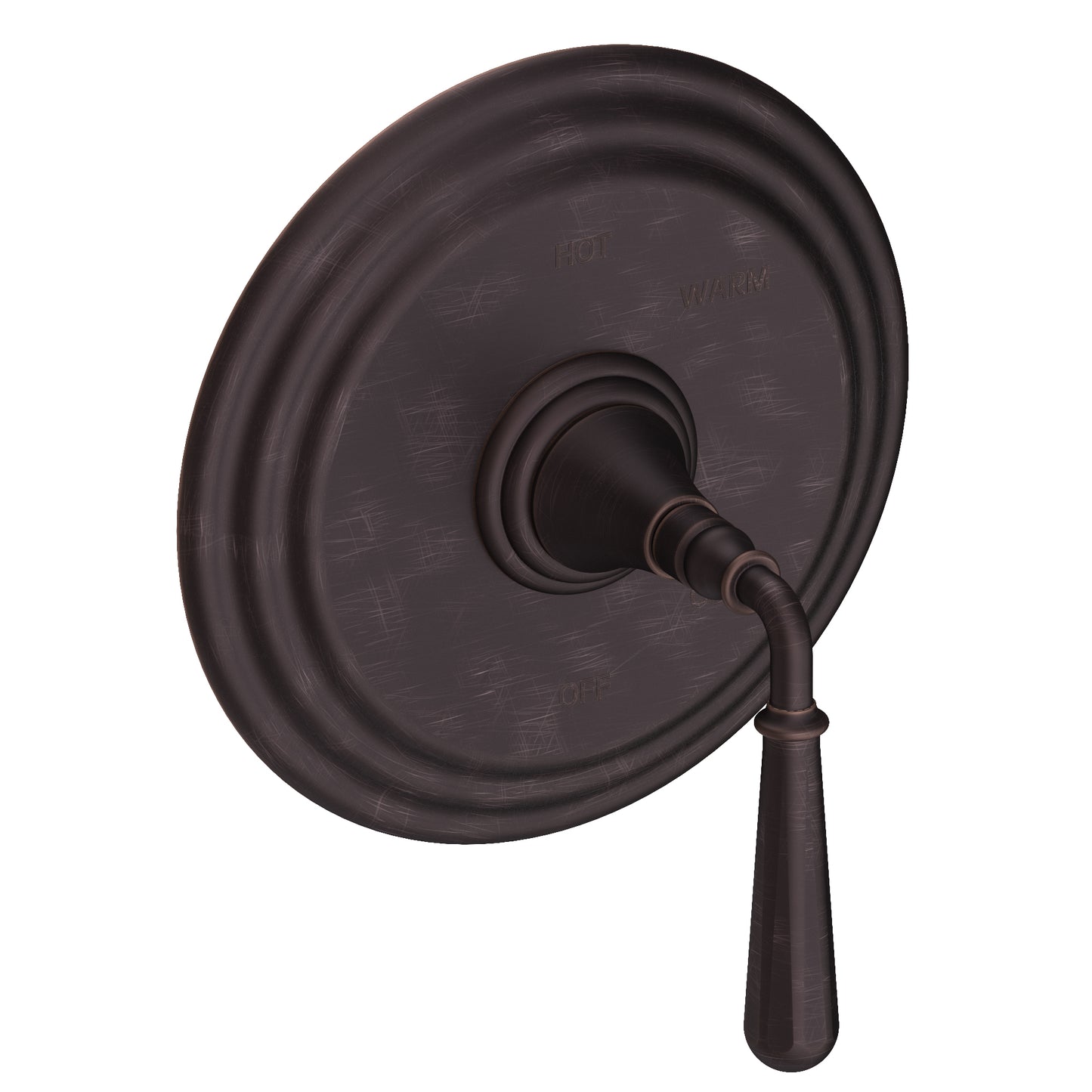 Newport Brass 4-1744BP Bevelle Balanced Pressure Shower Trim Plate with Handle. Less showerhead, arm and flange.