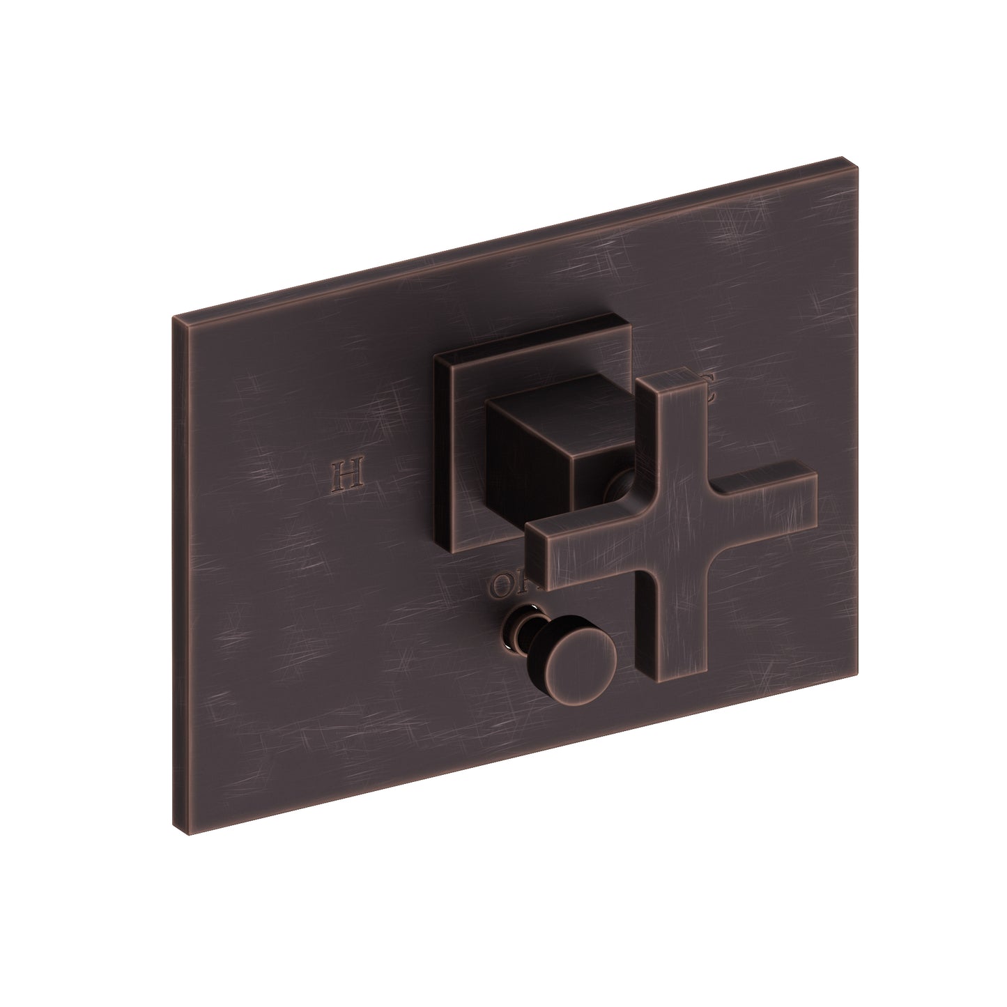 Newport Brass 5-2062BP Secant Balanced Pressure Tub & Shower Diverter Plate with Handle. Less Showerhead, arm and flange.