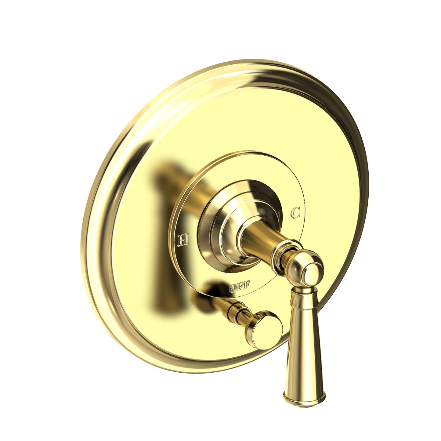 Newport Brass 5-2412BP Aylesbury Balanced Pressure Tub & Shower Diverter Plate with Handle. Less Showerhead, arm and flange.